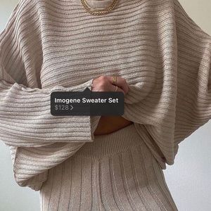 Free People - Imogene Sweater Set - M